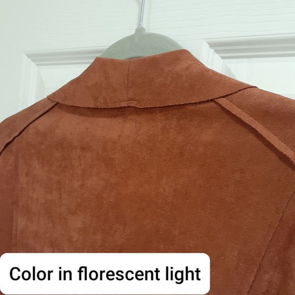 SOLD - Faux suede boutique brand jacket - Picture 6 of 8